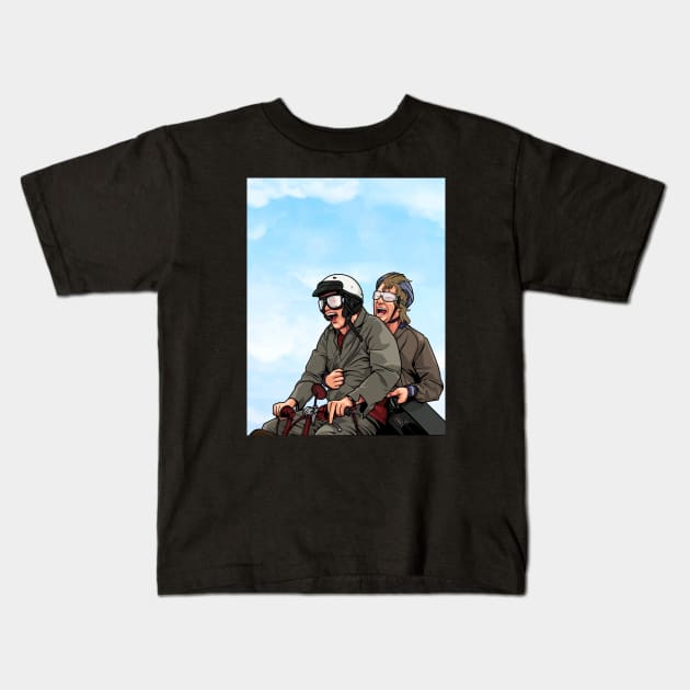 Dumb and dumber Kids T-Shirt by idjie